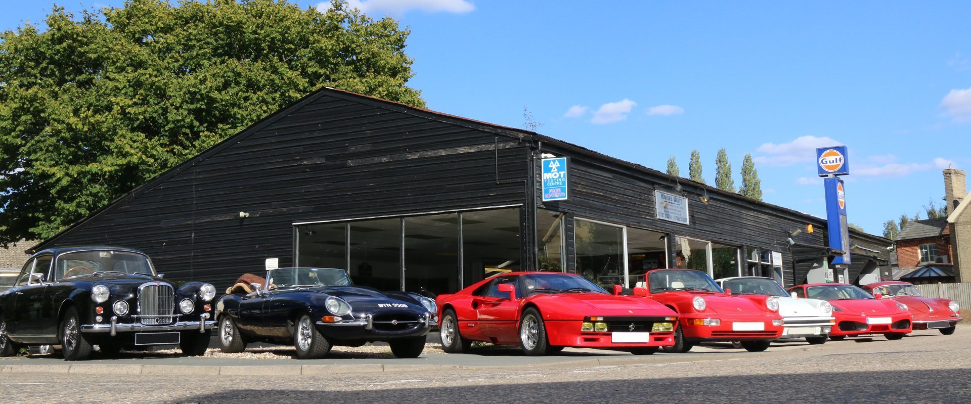 View of Howard Watts Automotive Forecourt